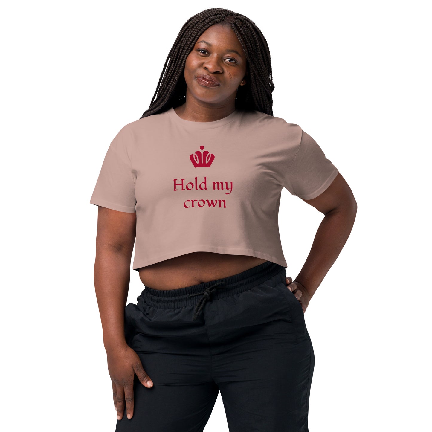 "Hold My Crown" Women’s Crop Top